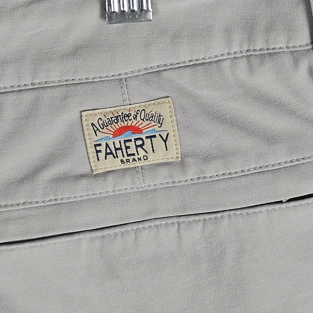 Faherty Shorts Mens 36 All Day Hybrid Chino Stretch Walk Shorts
